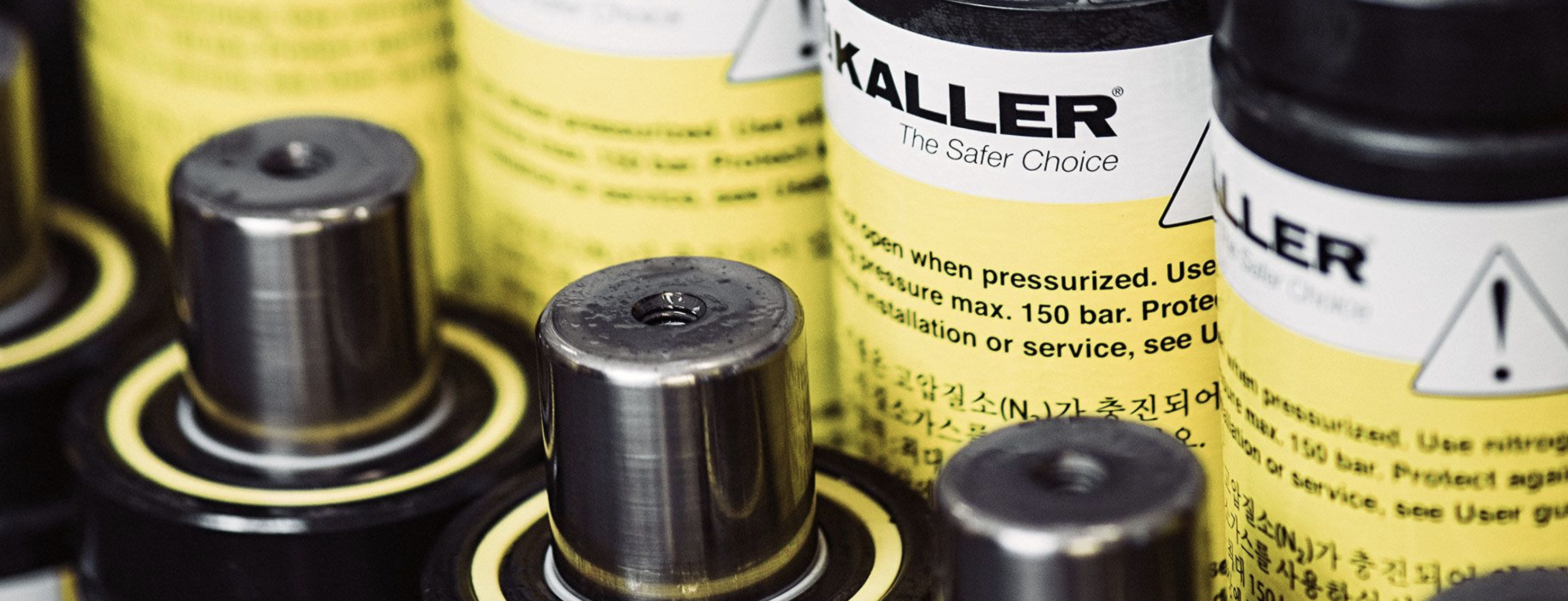 KALLER gas springs for industrial tooling applications